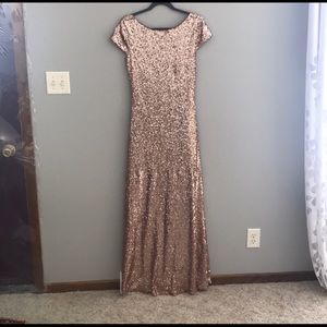Revelry Rose Gold Sequin Dress